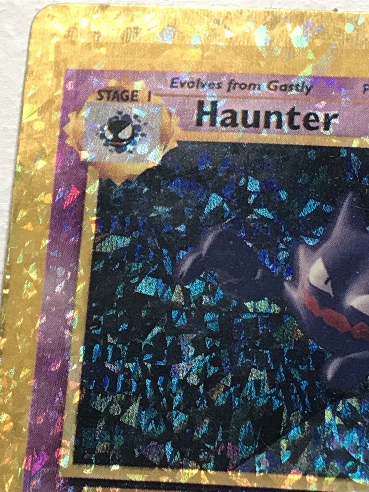 Pokemon Vending Sticker Unused 1999 29/102 Haunter HOLO evolve near mint