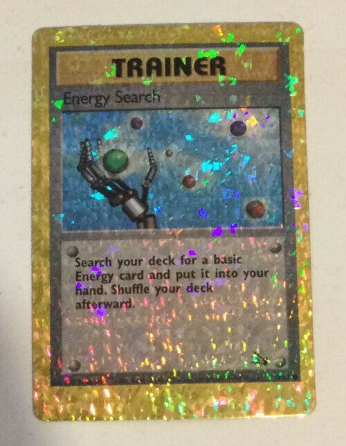 Pokemon Vending Sticker Unused 1999 Trainer 59/62 Energy Search NEAR MINT HOLO