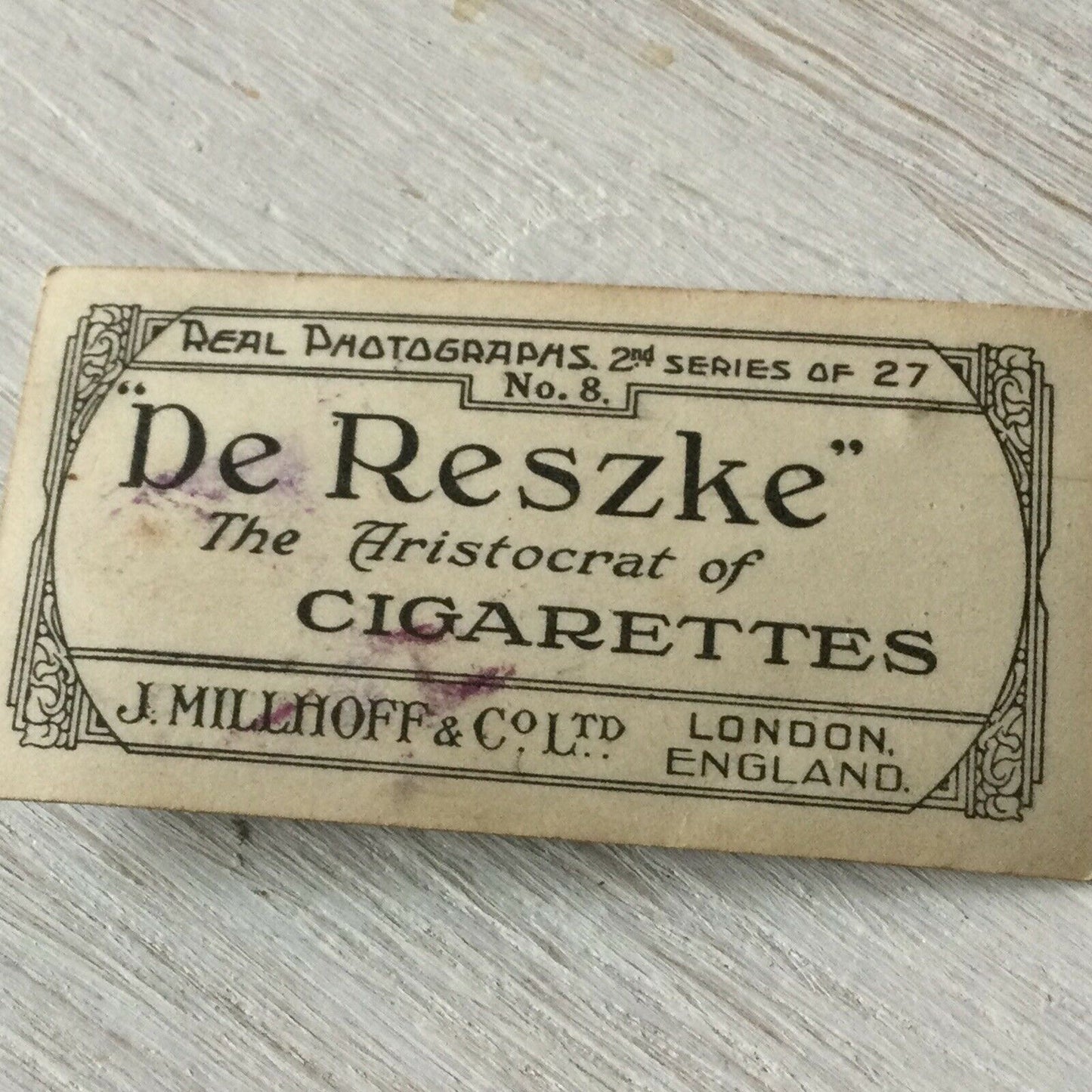 De Reszke Cigarette Card Series 2 No 8 Beauty Chorus Cute Spaniels Dogs Vintage