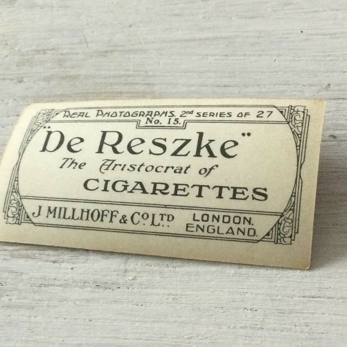 De Reszke Cigarette Card Series 2 no.15 They’re all mine. Dog + puppies photo