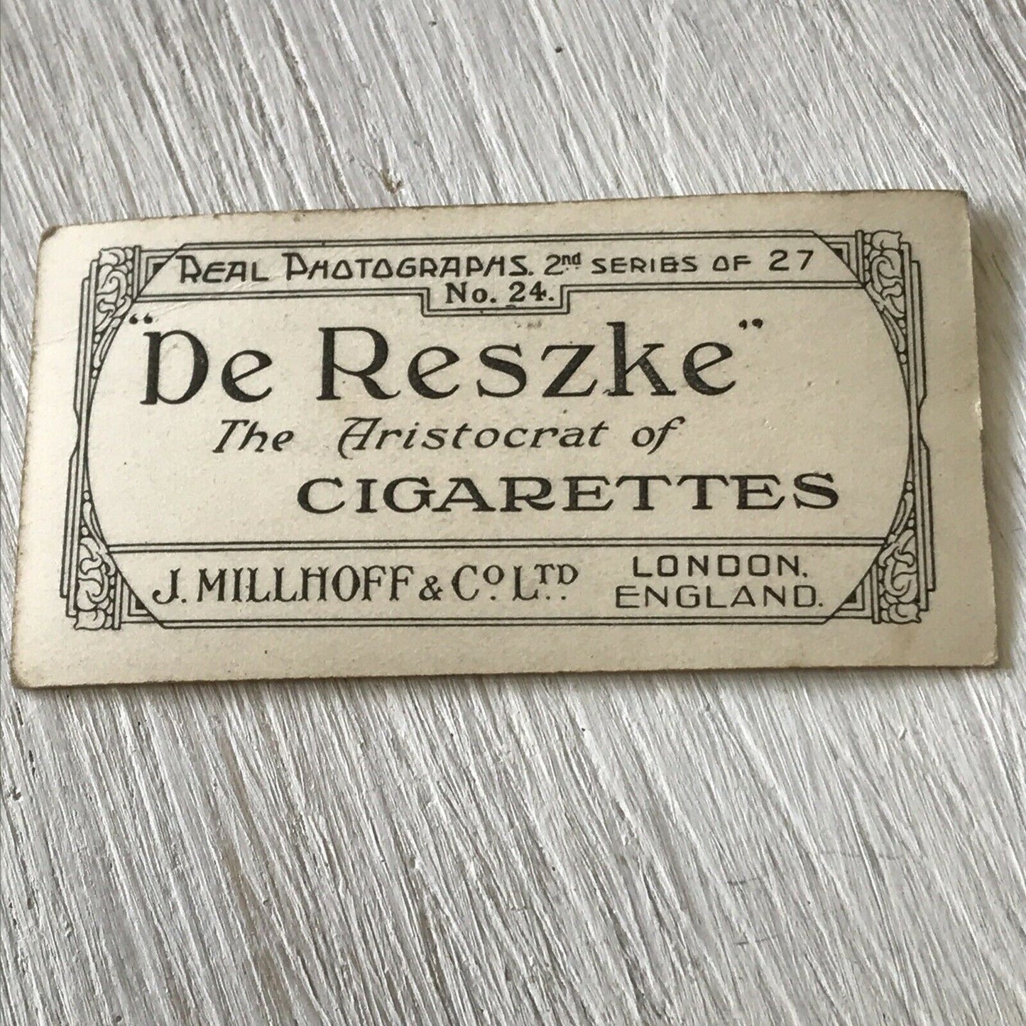 De Reszke Cigarette Card Series 2 no.24 Dispossessed Sheepdog Photo Vintage CUTE