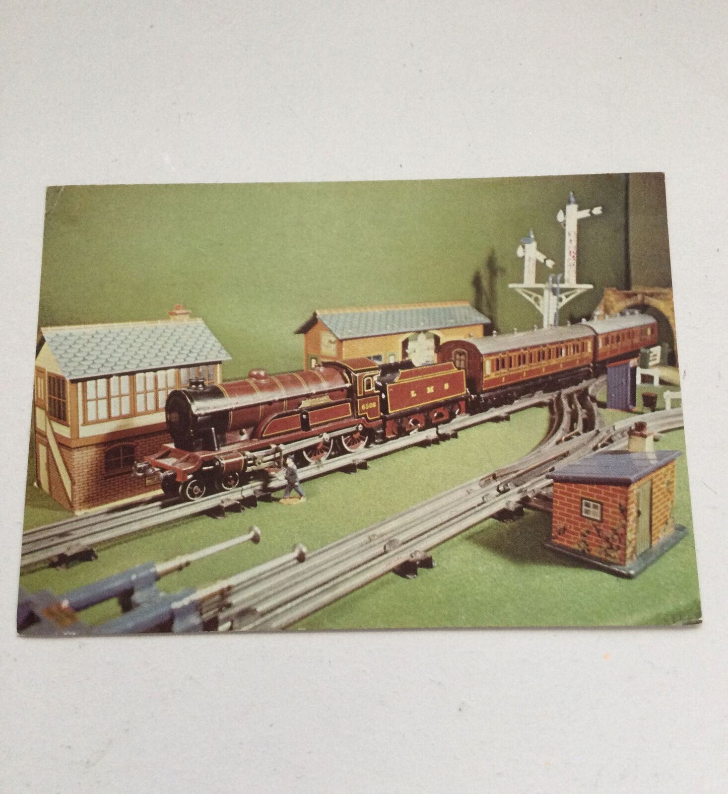 Postcard Museum Of Childhood Edinburgh. Train Set Royal Scot And Coaches 1935