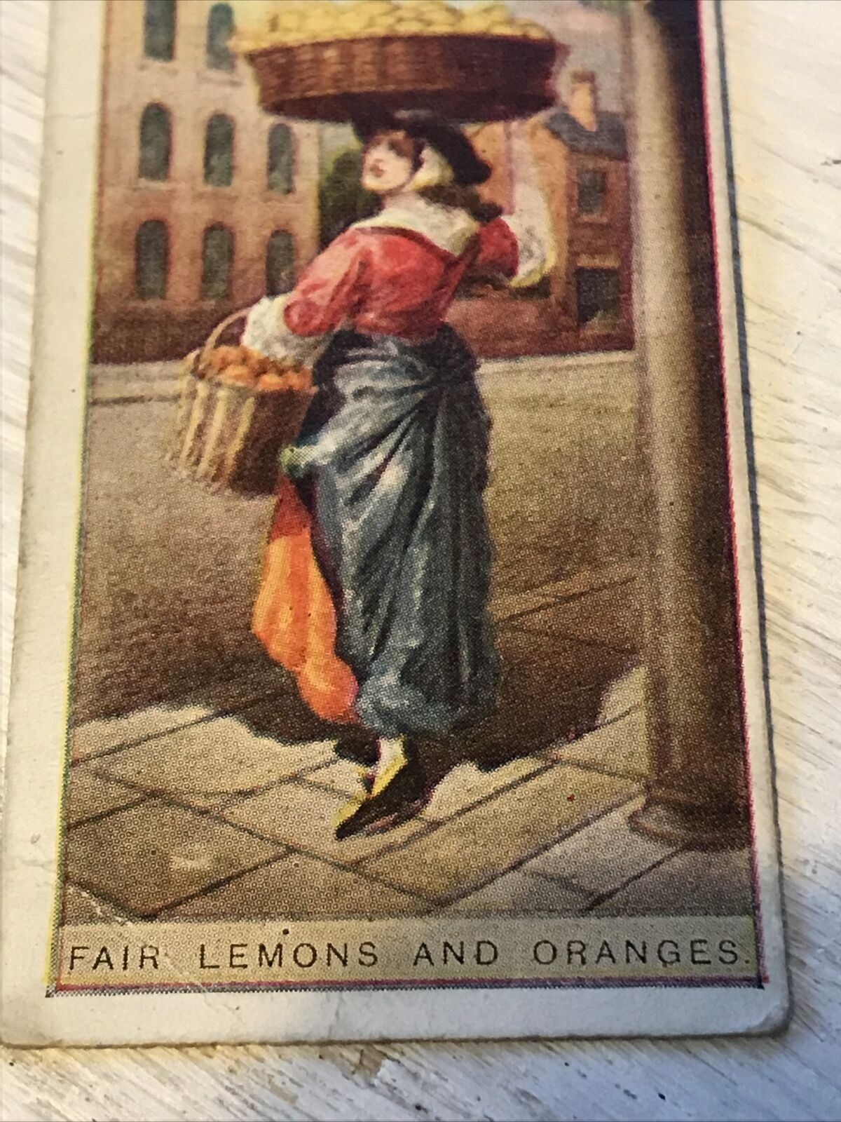 Players Cigarette Card Cries Of London Series 2 No 4 Fair Lemons & Oranges