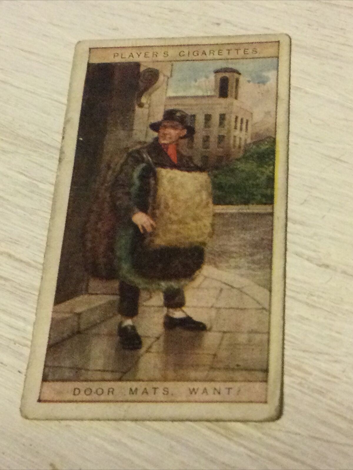 Players Cigarette Card Cries Of London Series 2 No 1 Door Mats, Want?