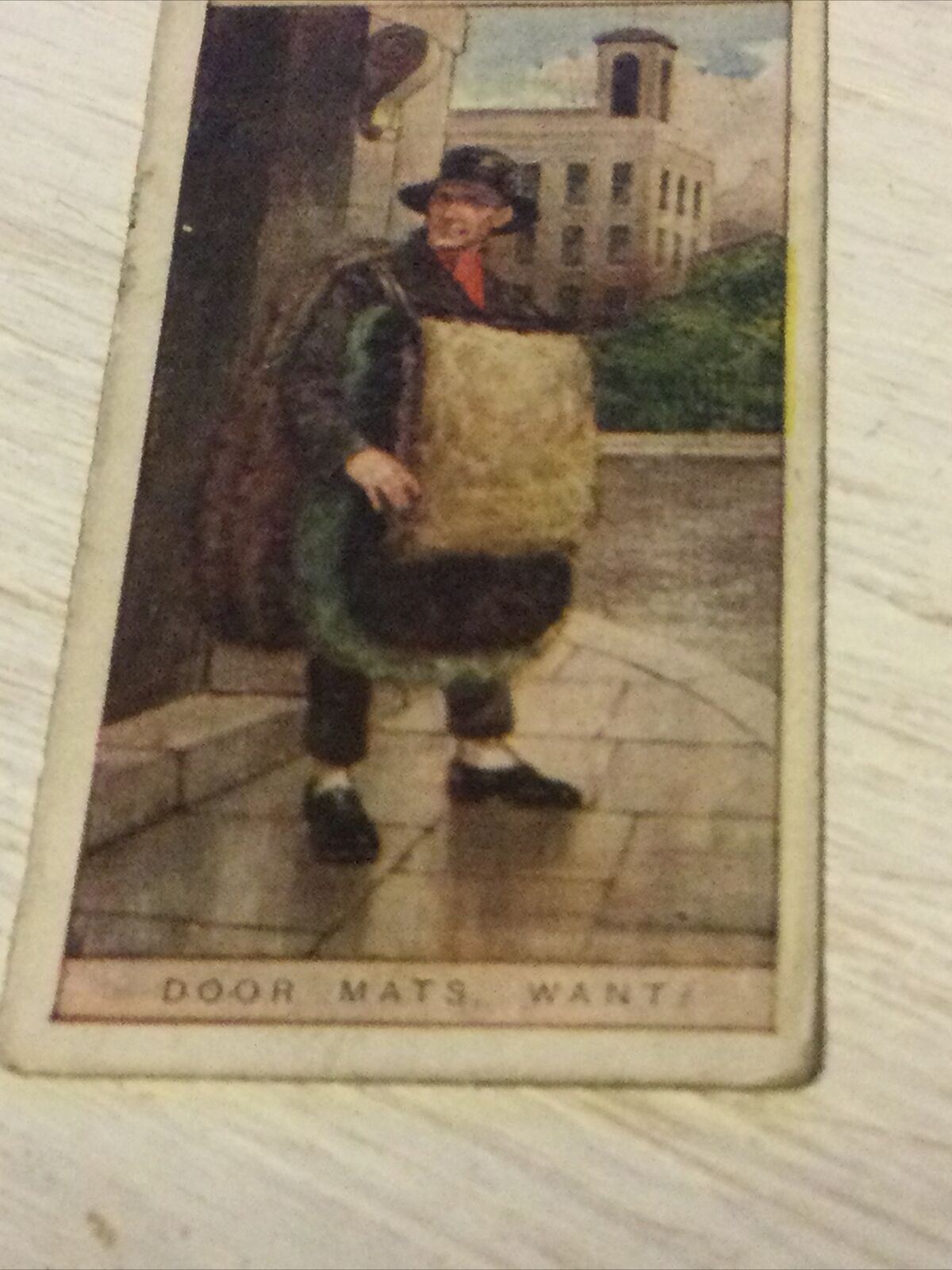 Players Cigarette Card Cries Of London Series 2 No 1 Door Mats, Want?