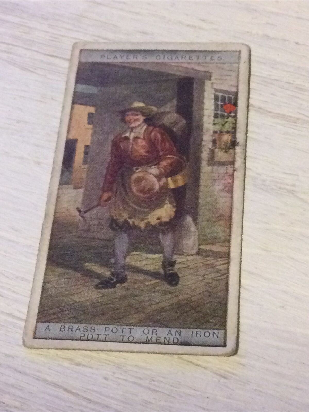 Players Cigarette Card Cries Of London Series 2 No 10 A Brass Pott Or An Iron