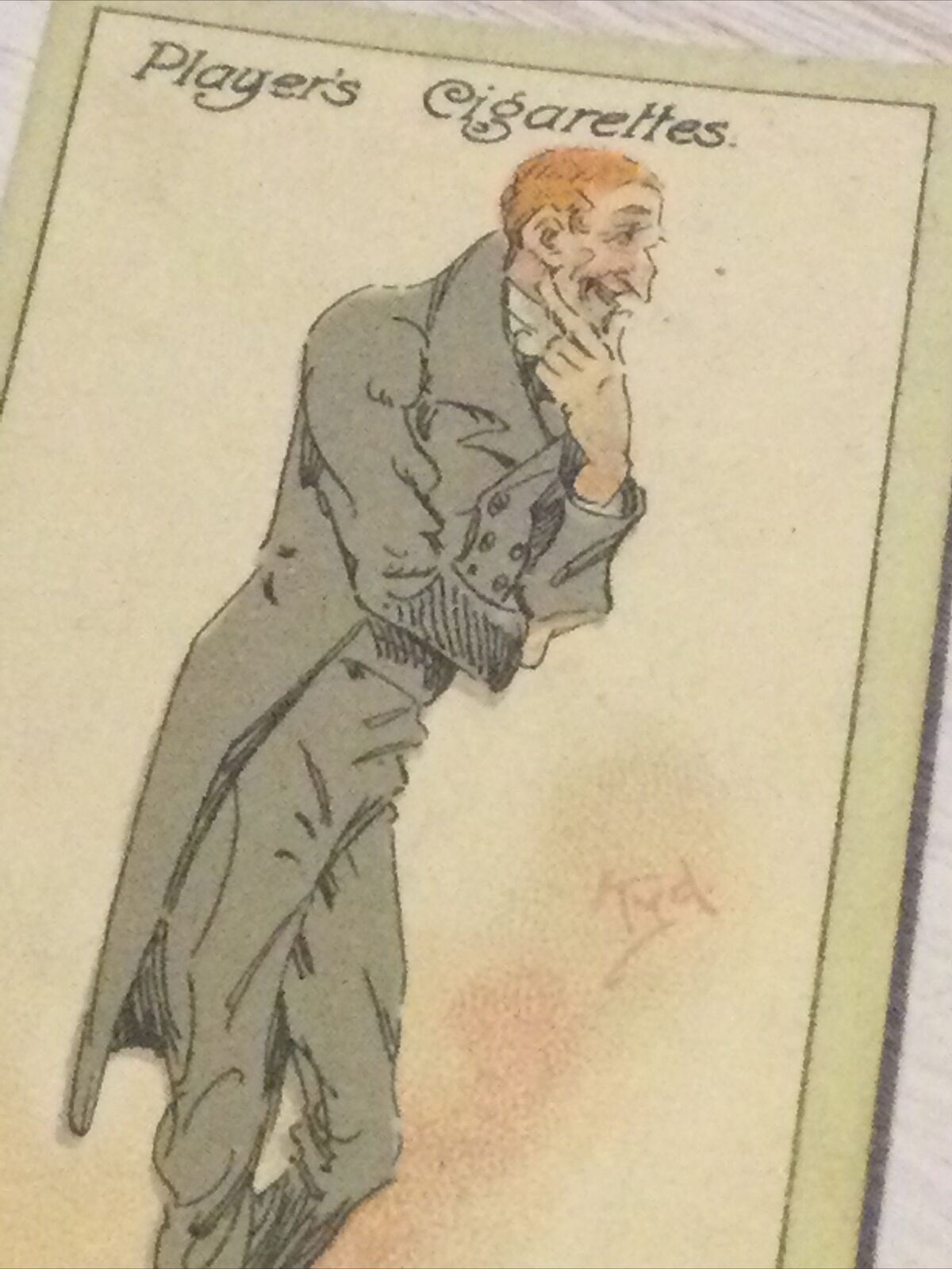 Players Cigarette Card. Characters From Dickens No. 38 Uriah Heap David Copperfield. 1912