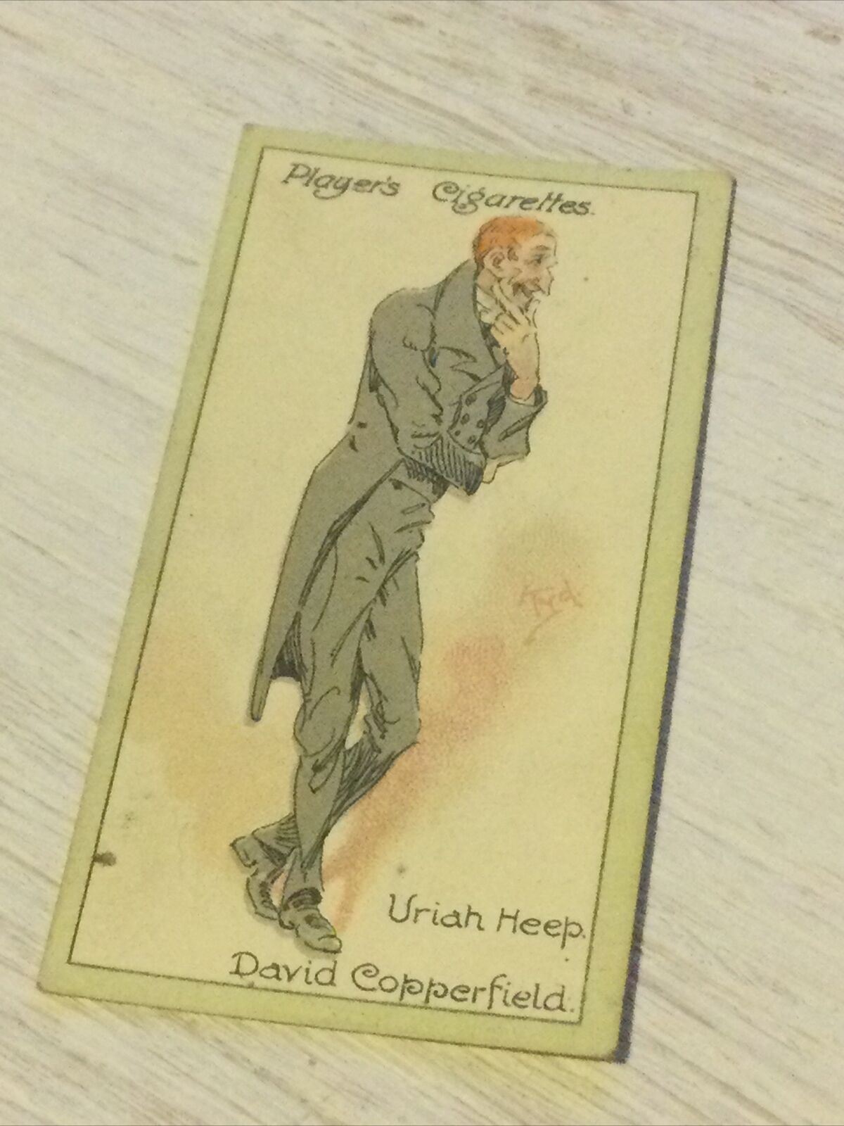 Players Cigarette Card Characters From Dickens No38 Uriah Heap David Copperfield