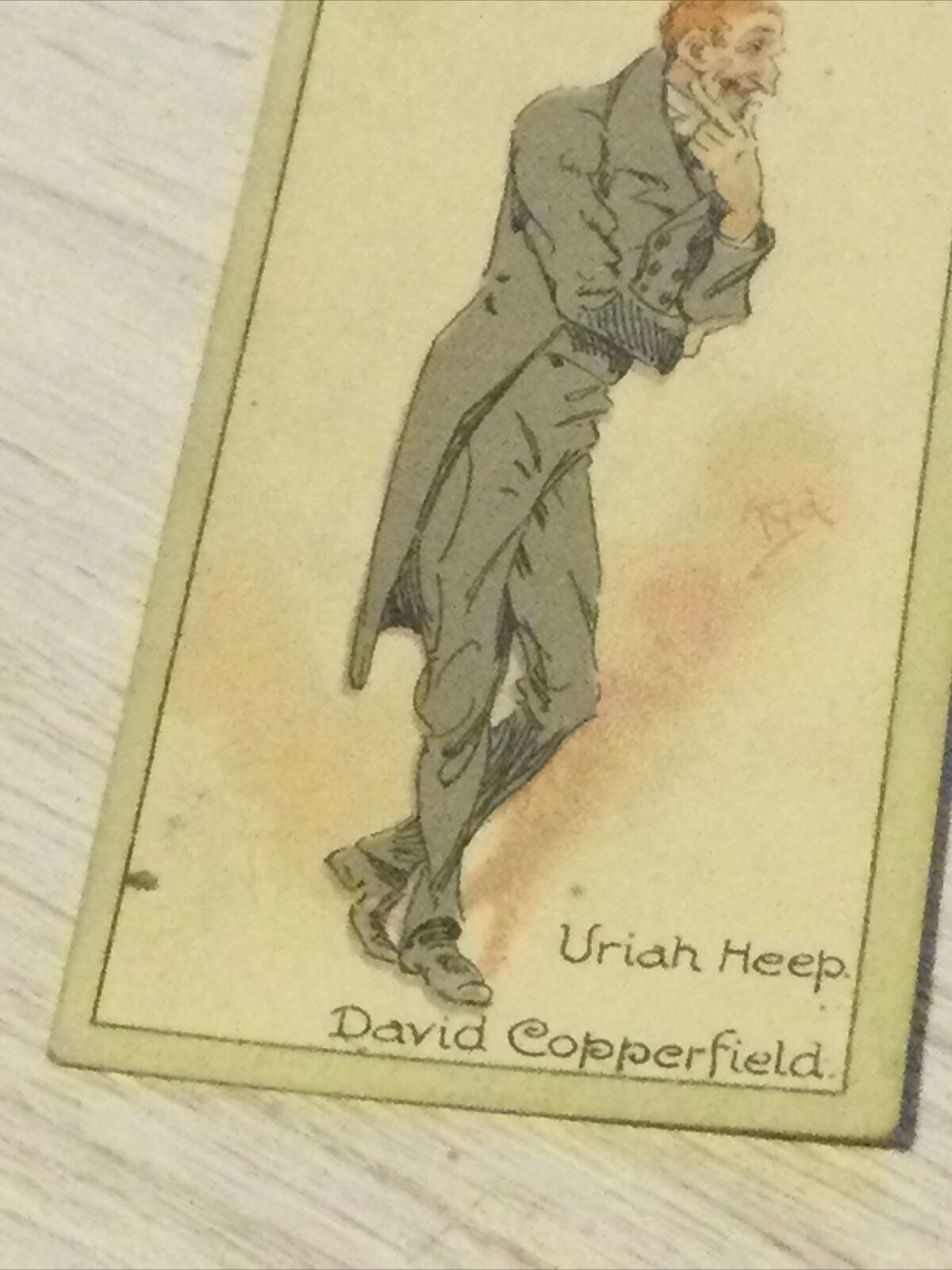 Players Cigarette Card Characters From Dickens No38 Uriah Heap David Copperfield