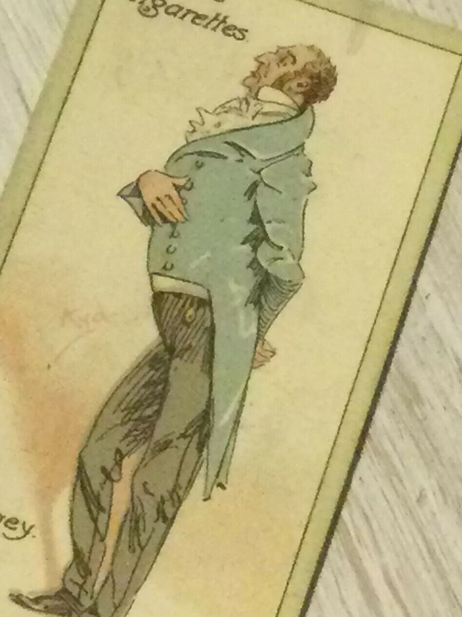 Players Cigarette Card Characters From Dickens No 42 Mr Dombey Picture Caricatur