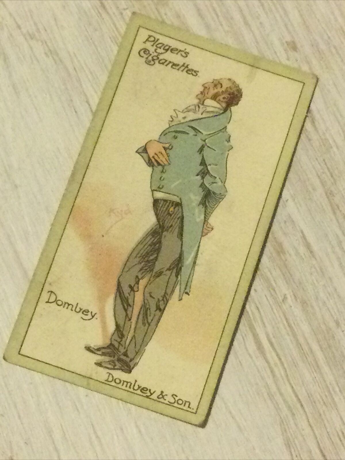 Players Cigarette Card Characters From Dickens No 42 Mr Dombey Picture Caricatur