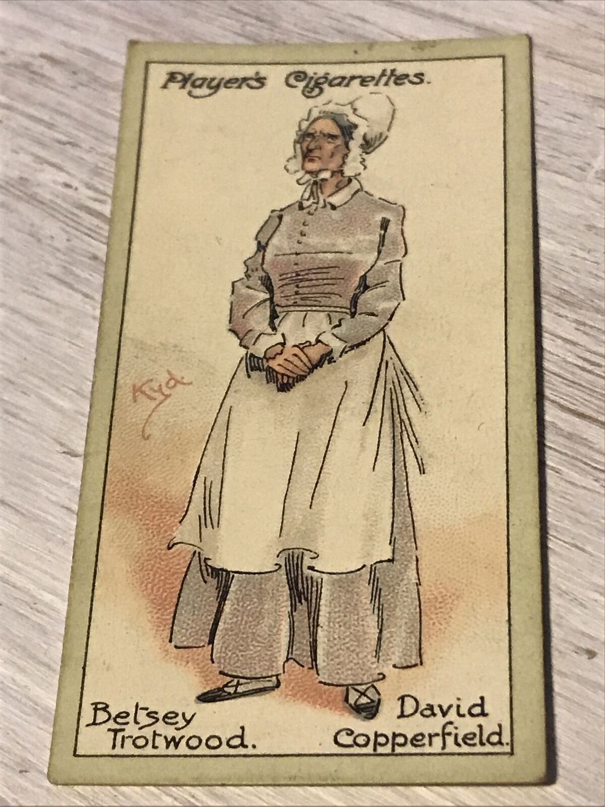 Players Cigarette Card Characters From Dickens No 36 Betsey Trotwood David Coppe