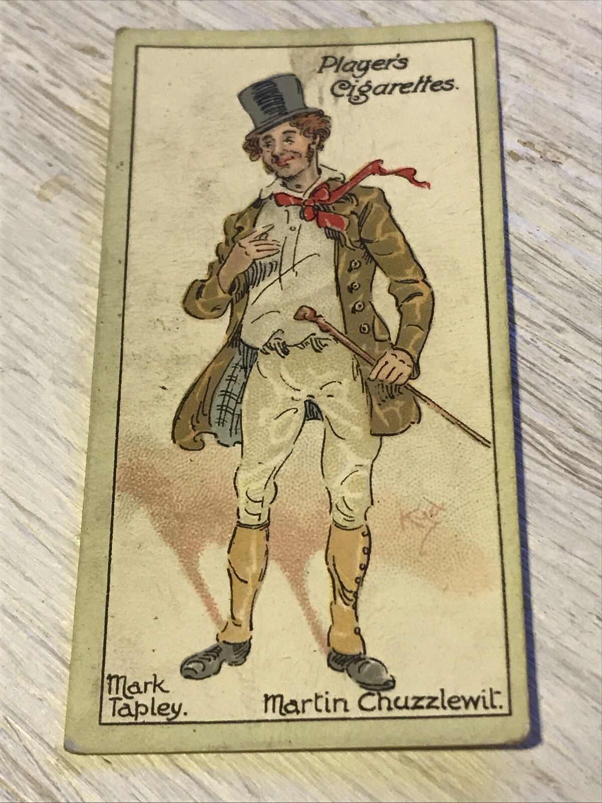 Players Cigarette Card Characters From Dickens No 34 Mark Tapley Martin Chuzzlewit. 1912