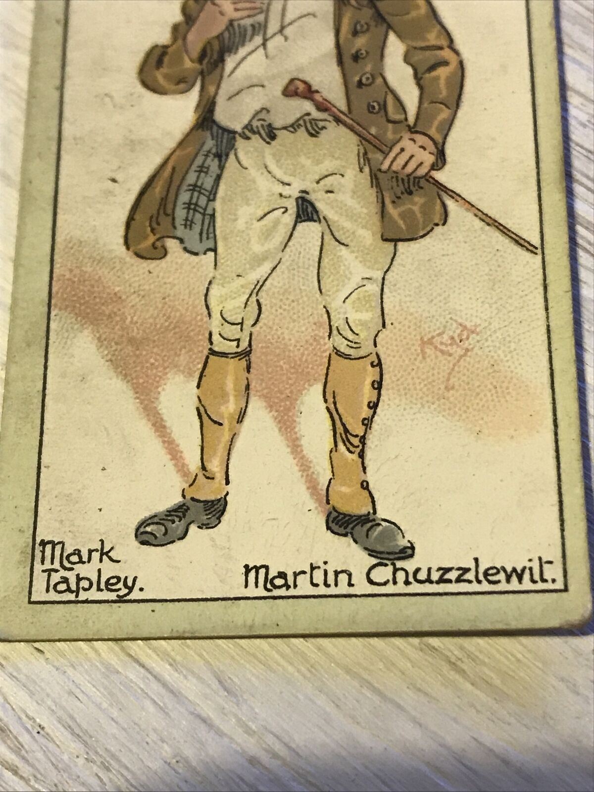 Players Cigarette Card Characters From Dickens No 34 Mark Tapley Martin Chuzzlewit. 1912