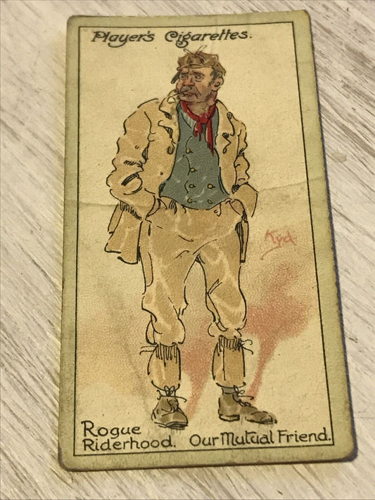 Players Cigarette Card Characters From Dickens No 33 Rogue Riderhood Our Mutual