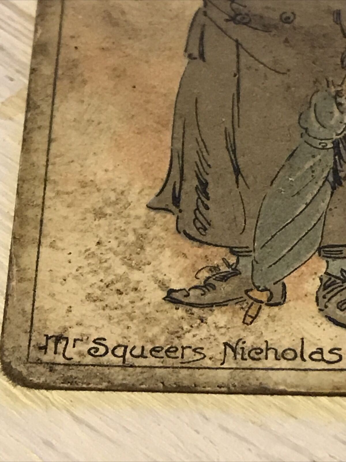 Players Cigarette Card Characters From Dickens No 44 Mr Squeers Nicholas Nickleb