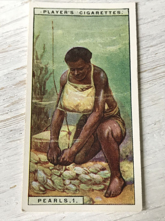 PEARLS Players Cigarettes Card Products Of The World 1 25 Ceylon Sri Lanka