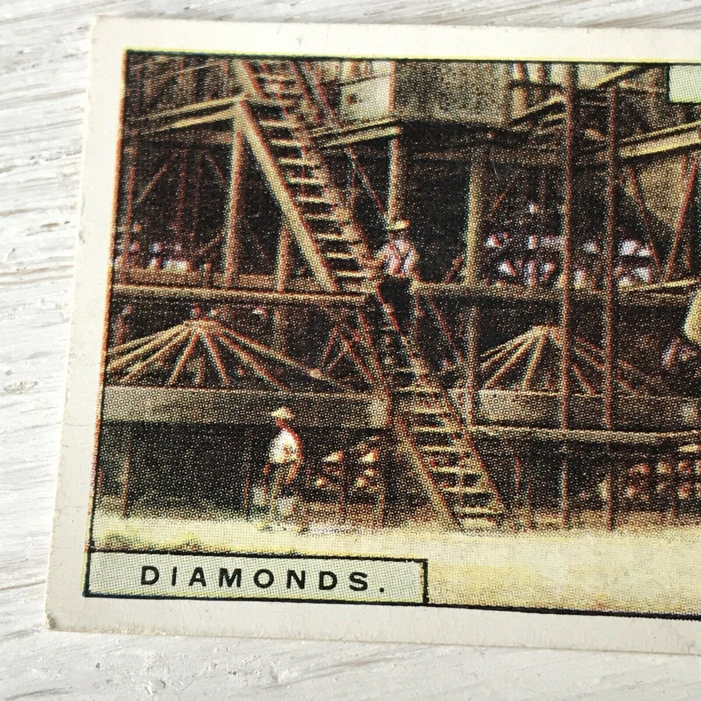 Vintage Players Cigarettes Card Products Of The World Diamonds 21 Washing Plant