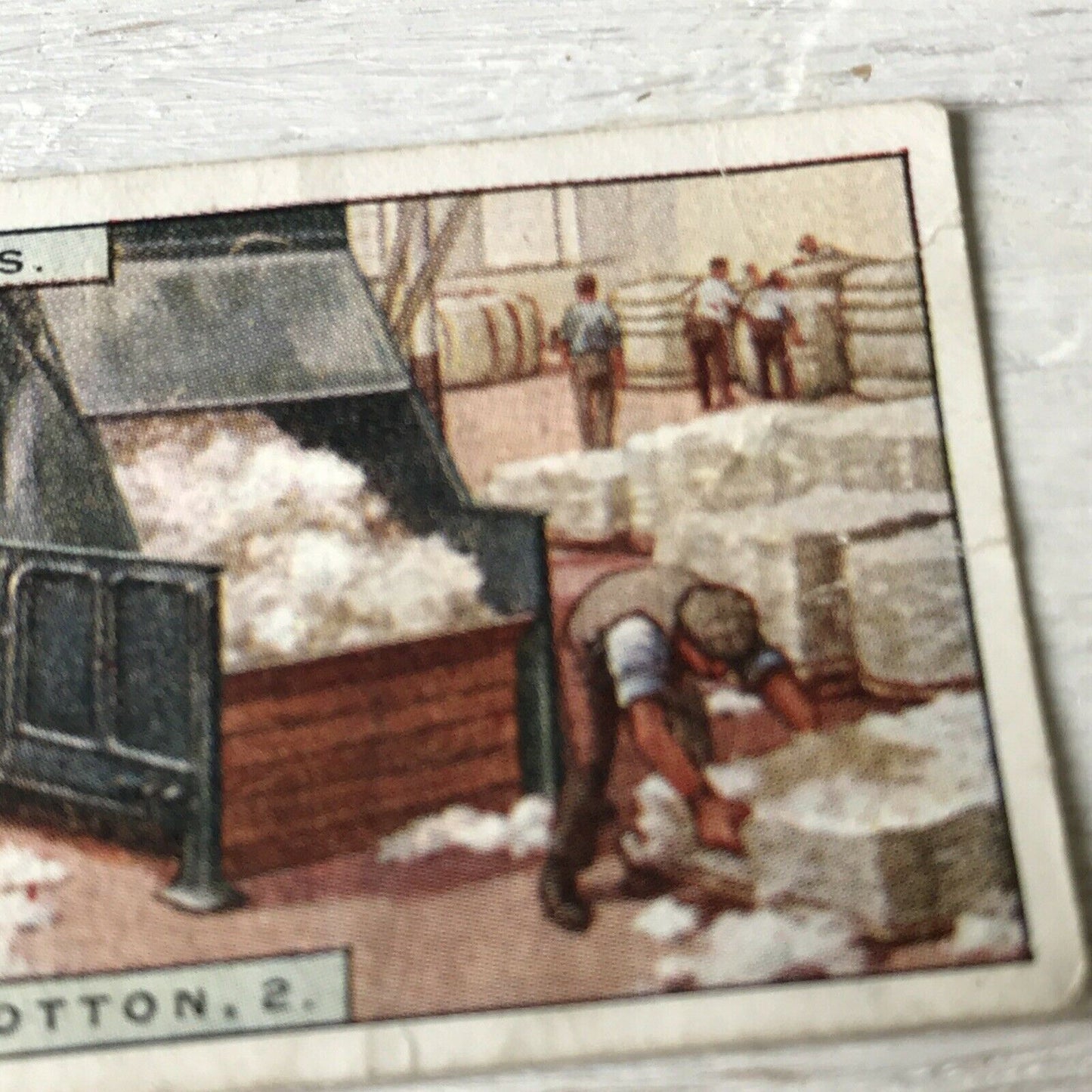 Vintage Players Cigarettes Card Products Of The World Cotton 2 18 Breaking Bales