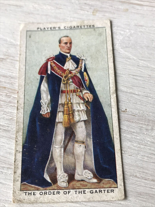 Vintage Players Cigarettes Card Coronation Series Ceremonial Dress 21 Garter