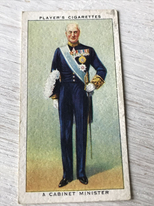 Vintage Players Cigarettes Card Coronation Series Ceremonial Dress 36 Cabinet Mi