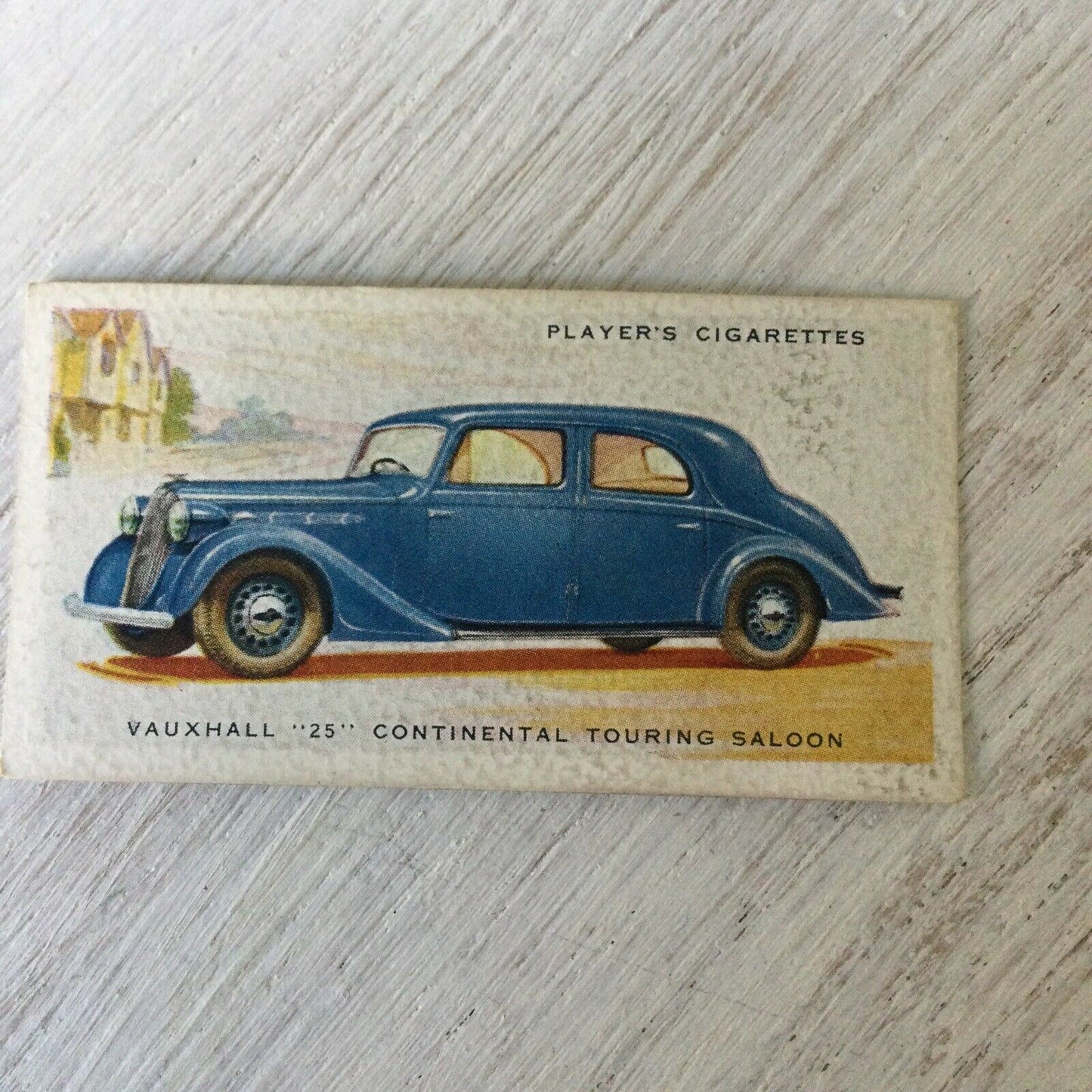 Vintage Players Cigarettes Card Motor Cars Series 2 49 Vauxhall 25 Continental