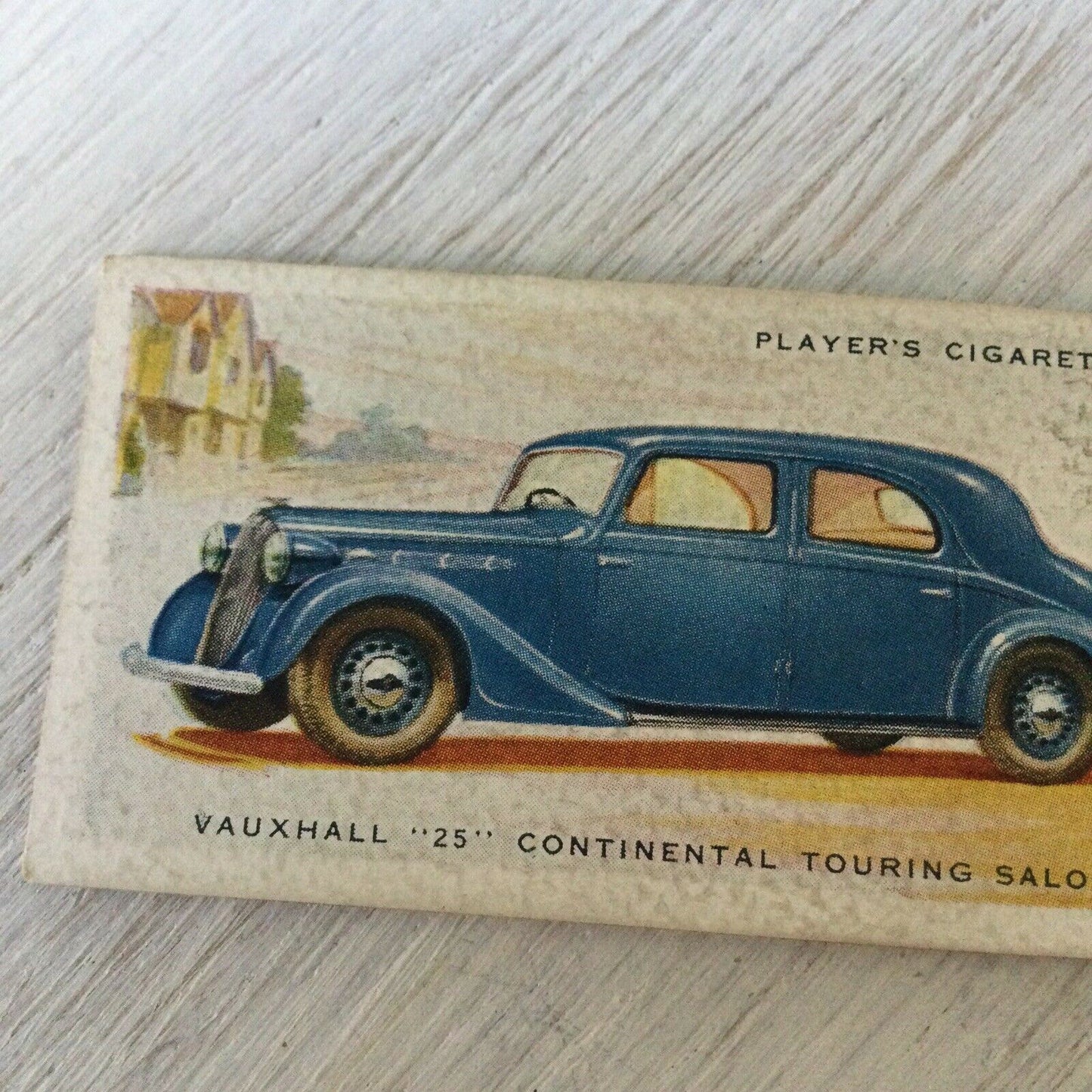 Vintage Players Cigarettes Card Motor Cars Series 2 49 Vauxhall 25 Continental