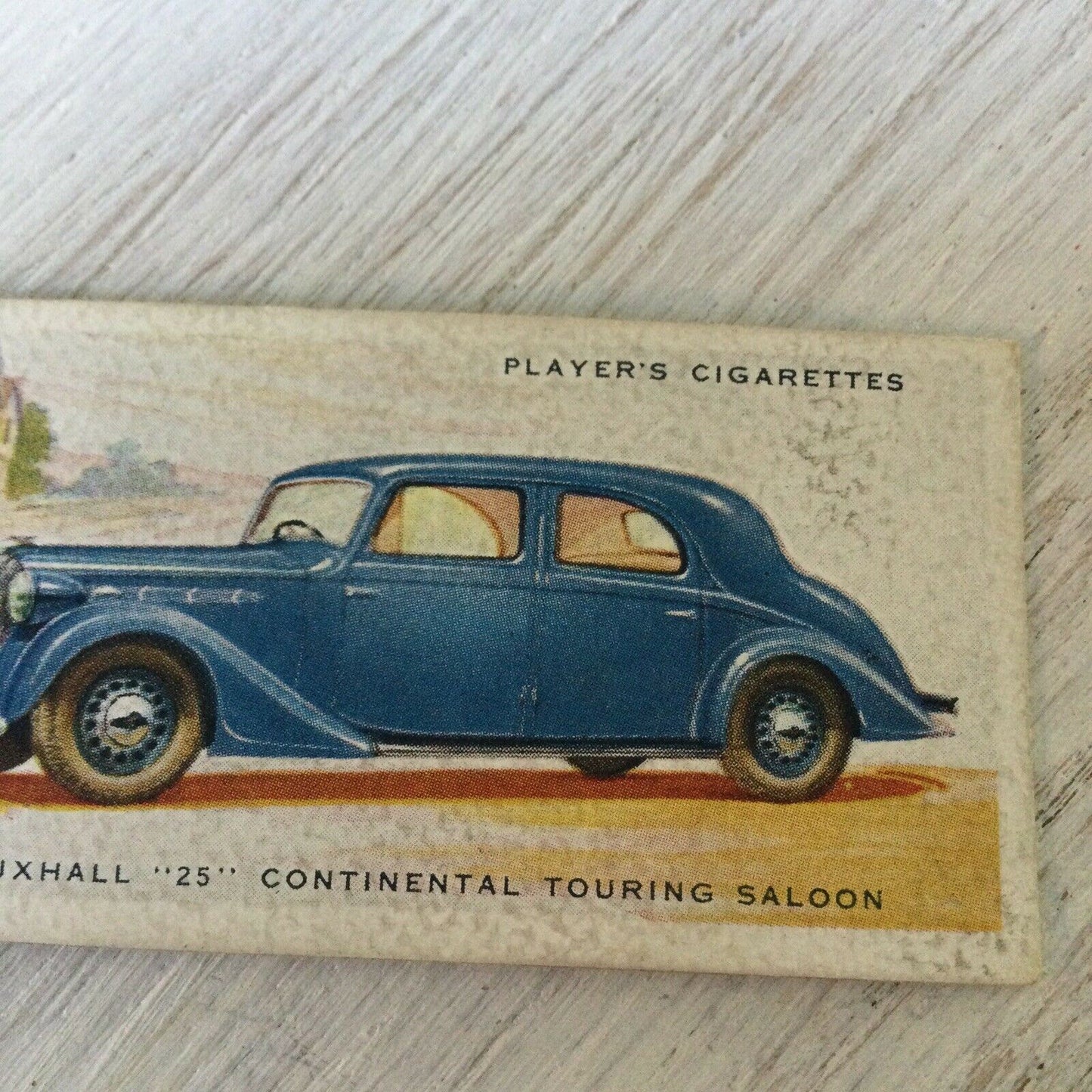 Vintage Players Cigarettes Card Motor Cars Series 2 49 Vauxhall 25 Continental