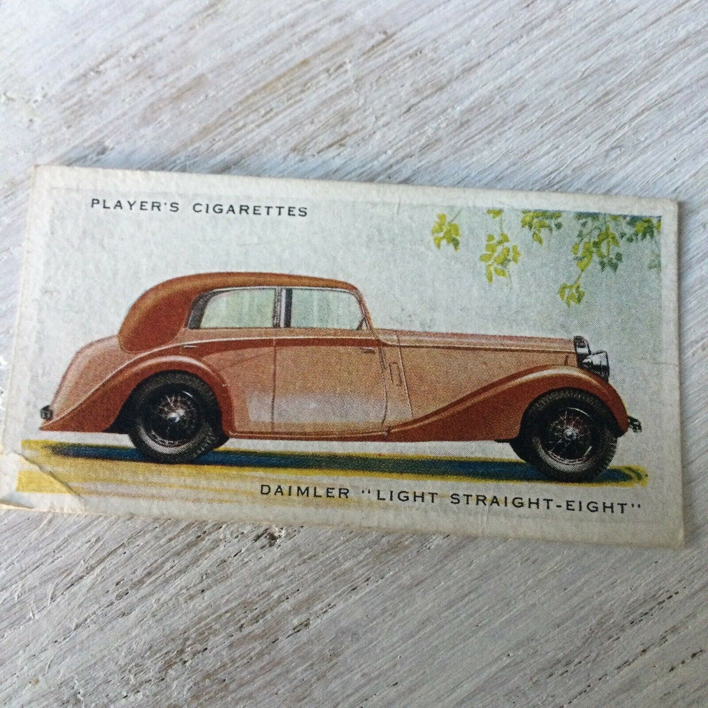 Vintage Players Cigarettes Card Motor Cars Series 2 15 Daimler Light Straight 8