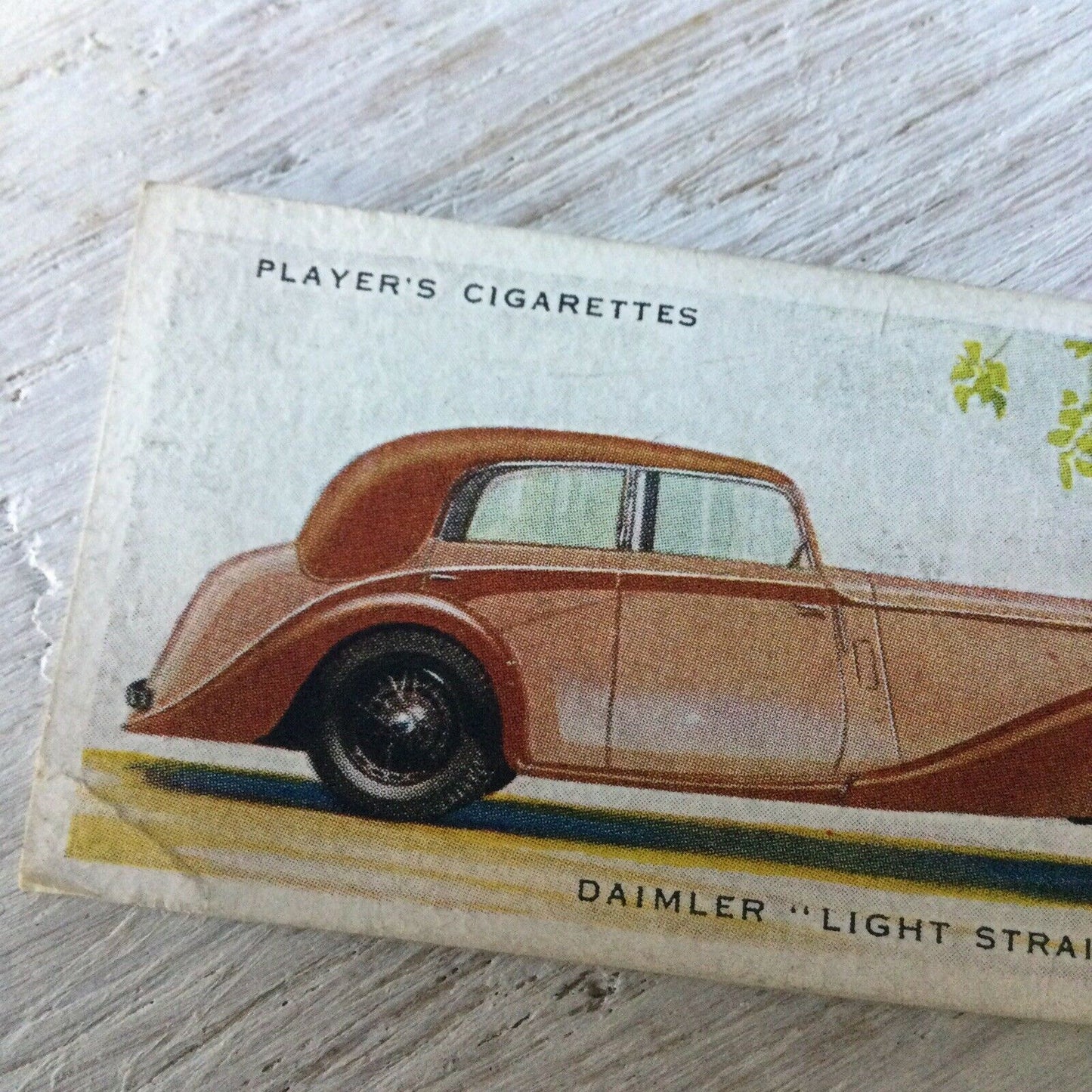 Vintage Players Cigarettes Card Motor Cars Series 2 15 Daimler Light Straight 8