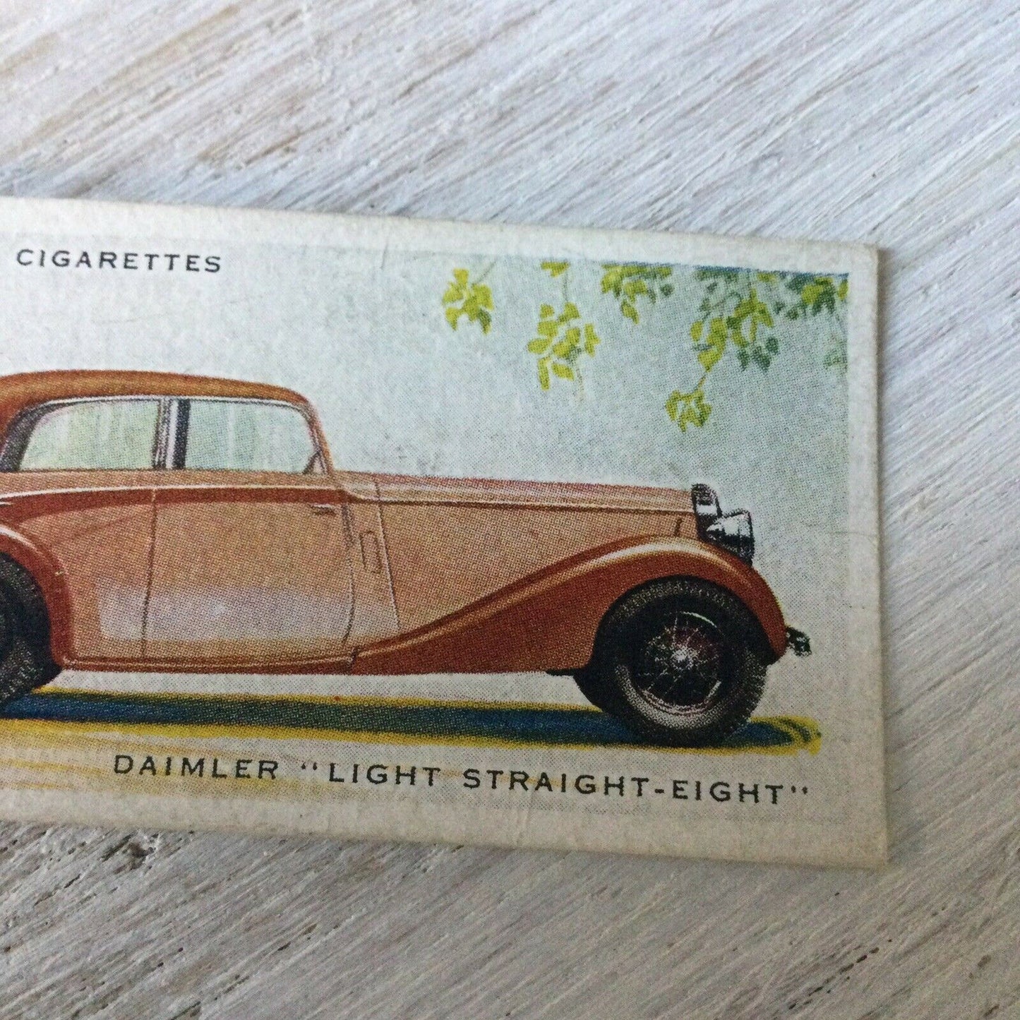 Vintage Players Cigarettes Card Motor Cars Series 2 15 Daimler Light Straight 8