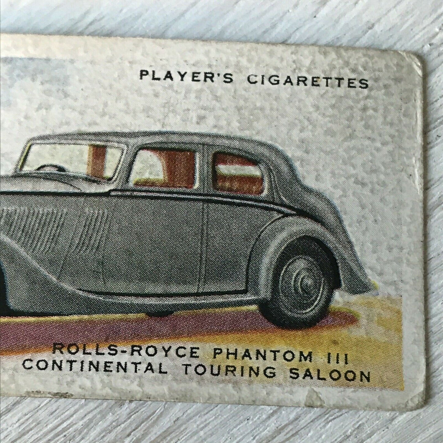 Vintage Players Cigarettes Card Motor Cars Series 2 39 Rolls Royce Phantom III