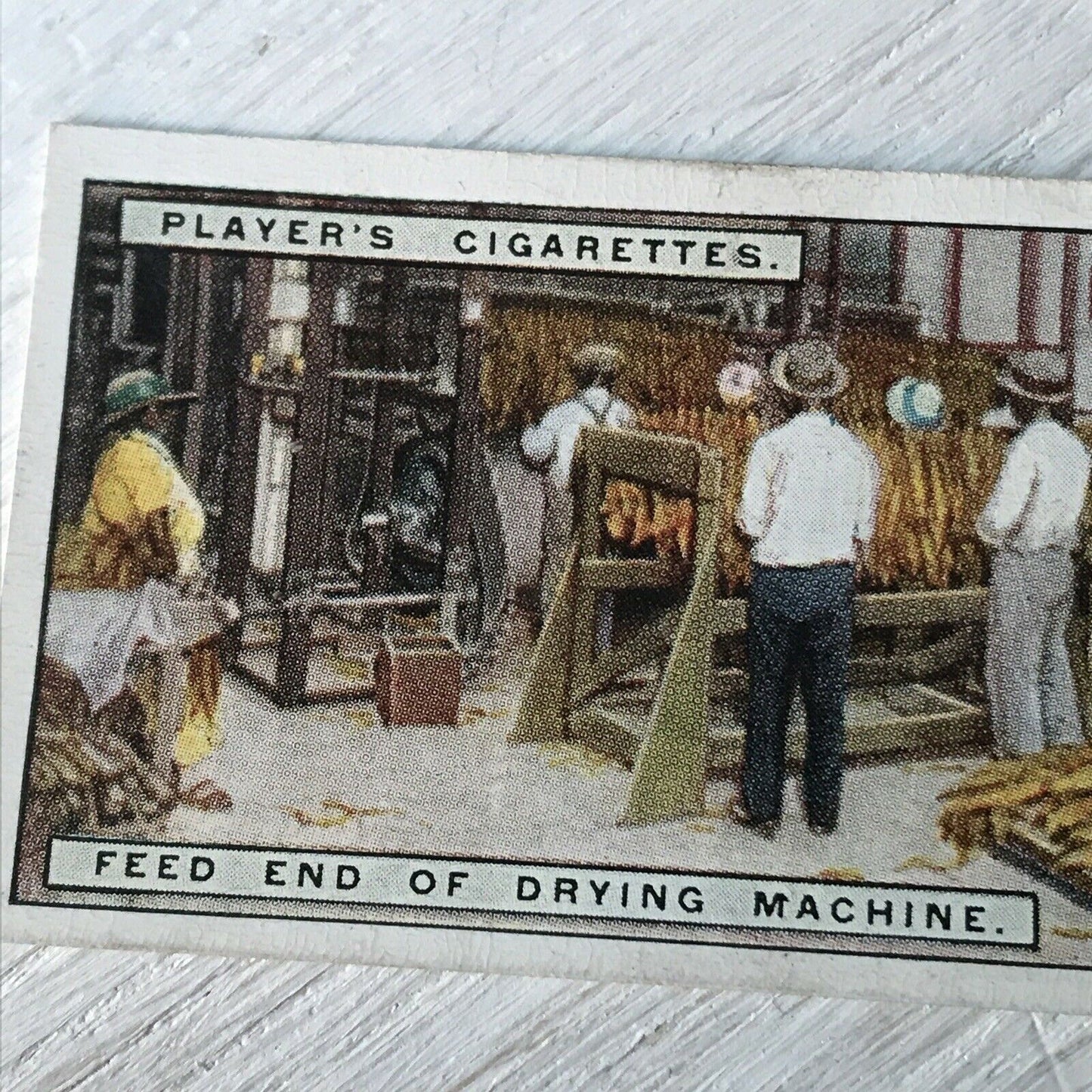 Vintage Players Cigarettes Card From Plantation To Smoker 20 Feed End Of Drying