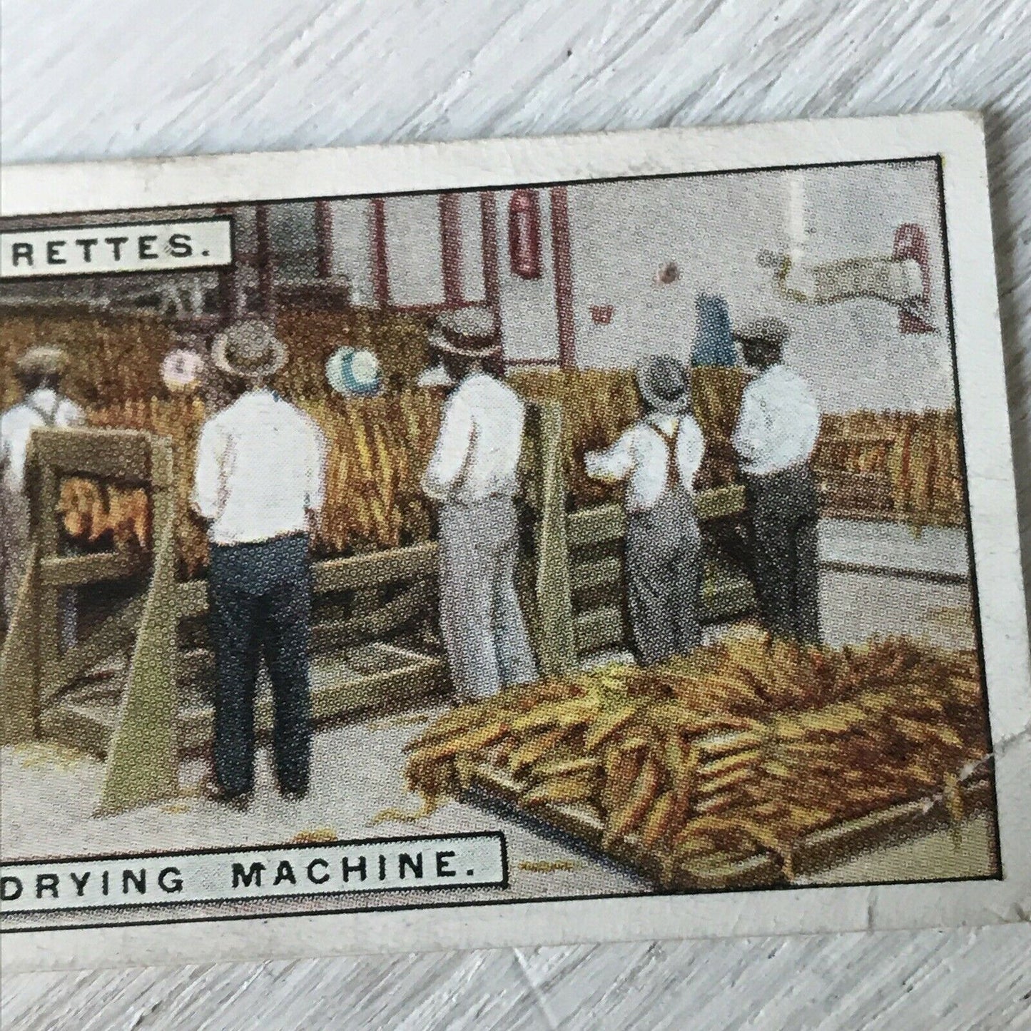 Vintage Players Cigarettes Card From Plantation To Smoker 20 Feed End Of Drying