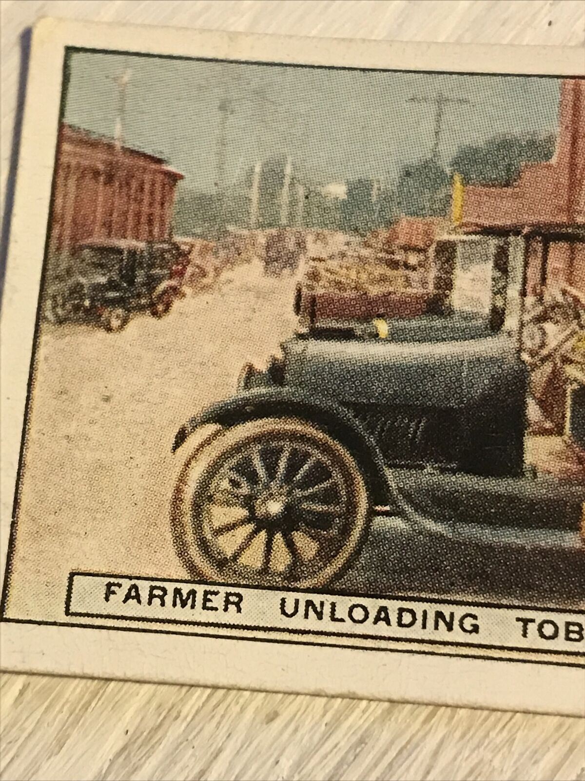 Vintage Players Cigarettes Card From Plantation To Smoker Farmer Unloading Tobac