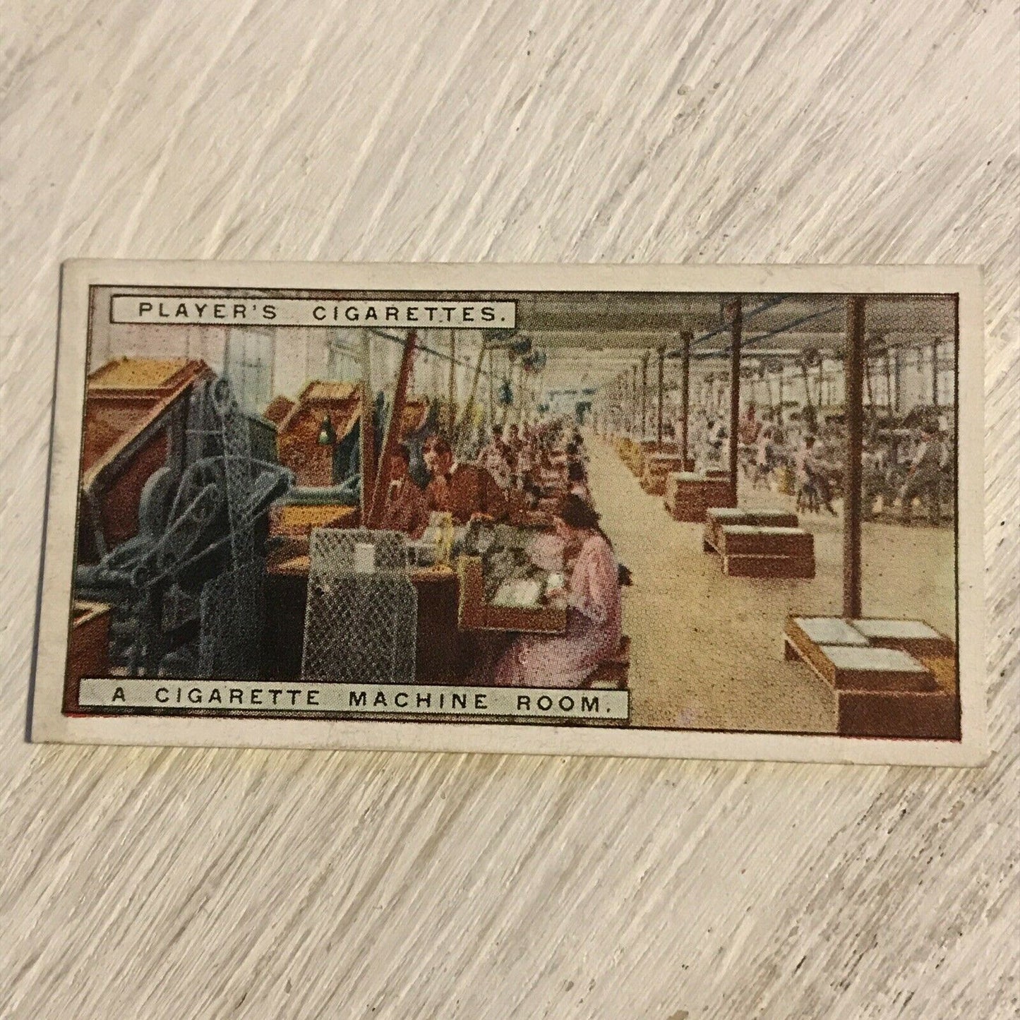 Vintage Players Cigarettes Card From Plantation To Smoker 25 Cigarette Machin