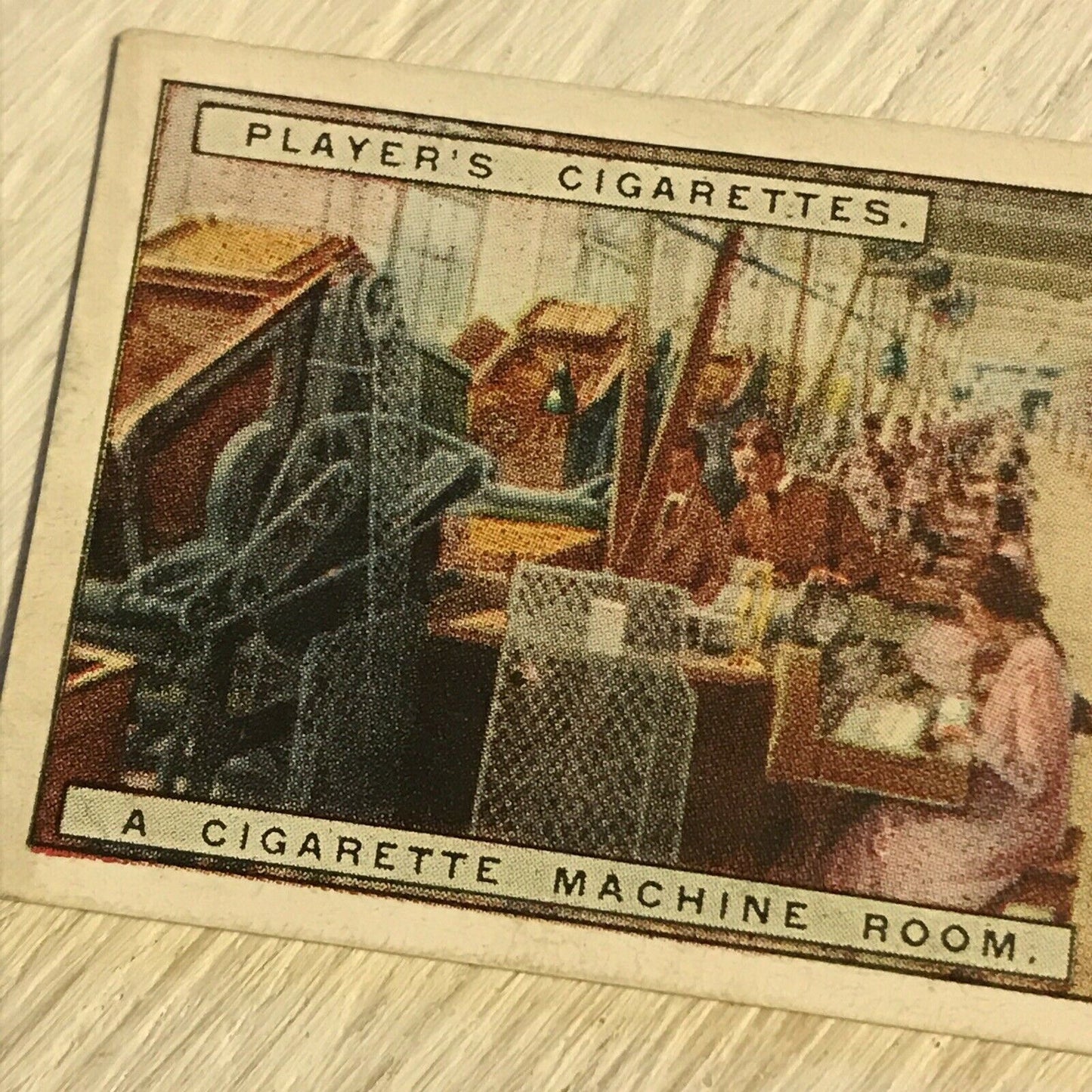 Vintage Players Cigarettes Card From Plantation To Smoker 25 Cigarette Machin