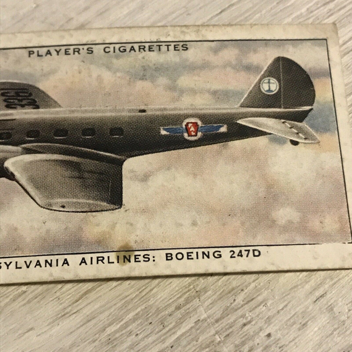 Vintage Players Cigarettes Card International Air Liners 46 Pennsylvania Airline