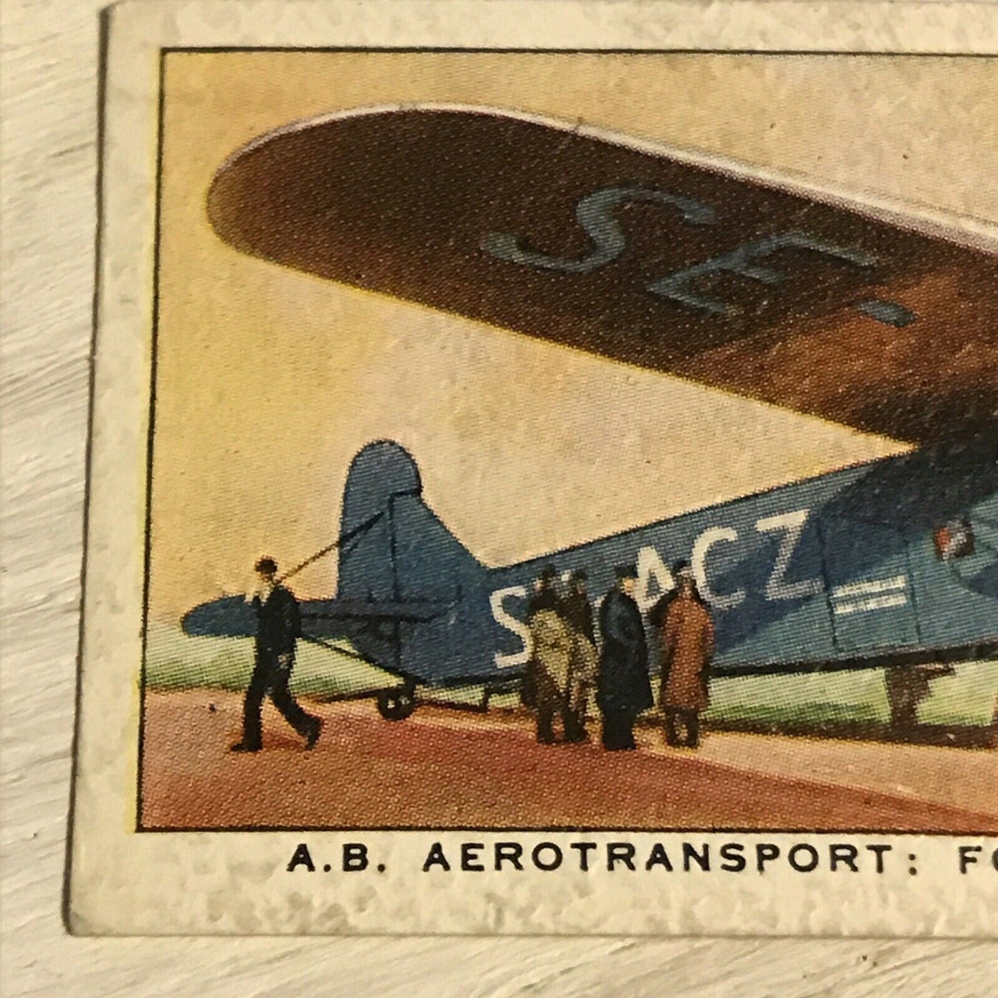 Vintage Players Cigarettes Card International Air Liners 30 A B Aerotransport