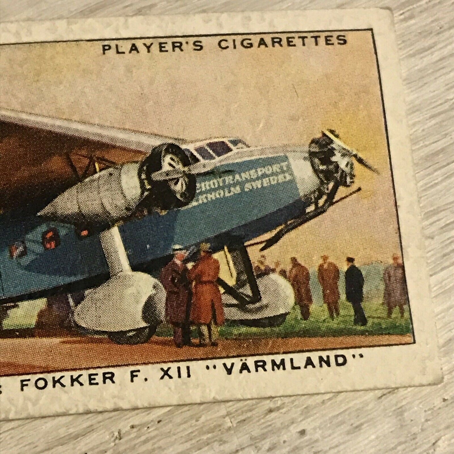 Vintage Players Cigarettes Card International Air Liners 30 A B Aerotransport