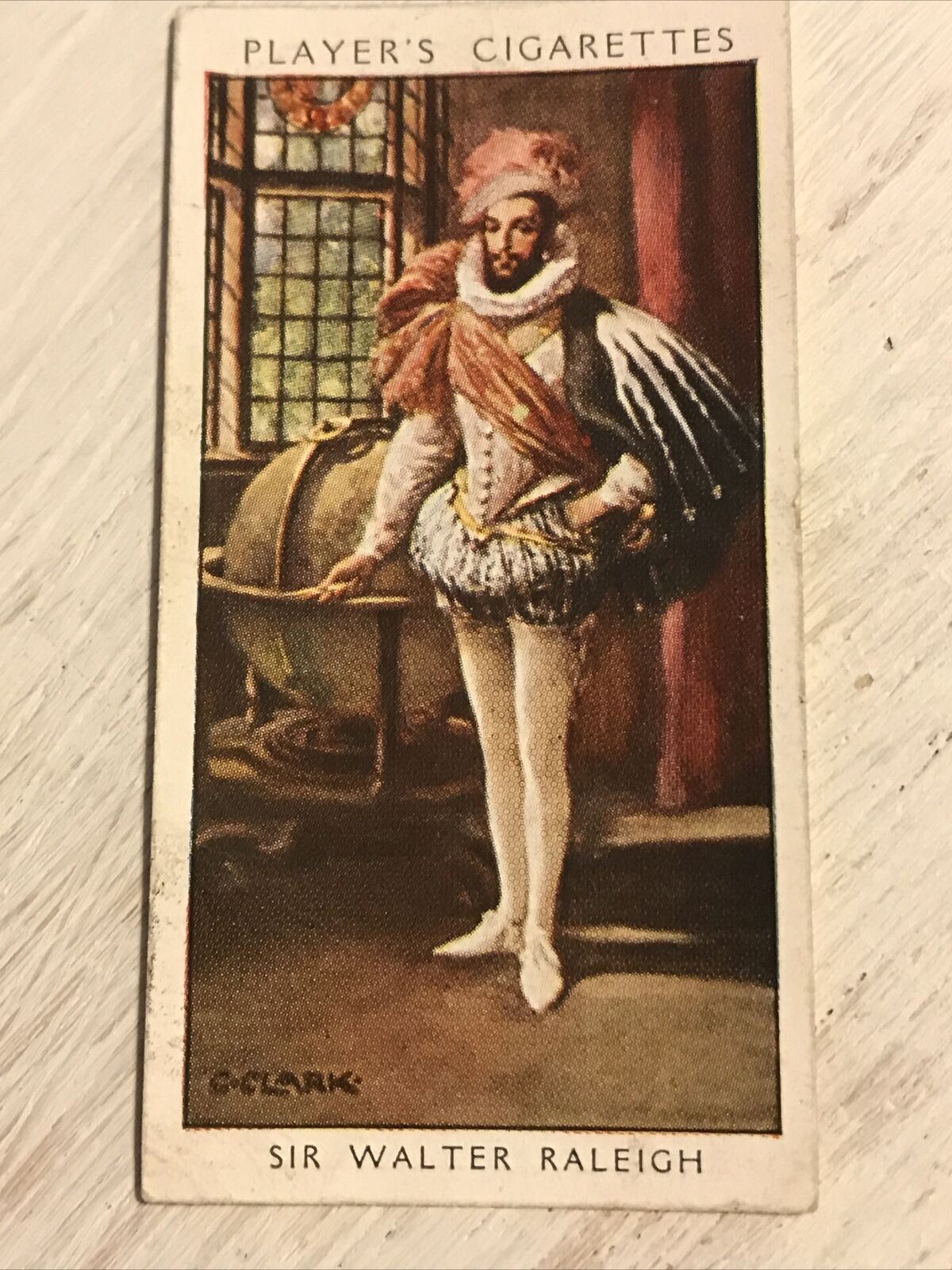 Players Cigarettes Card Dandies 8 Sir Walter Raleigh The Smokers Dandy