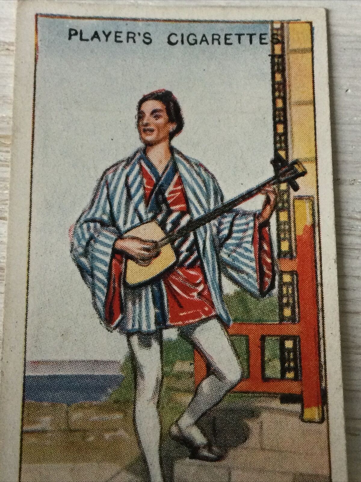 Players Cigarettes Card Gilbert & Sullivan 16 Nanki-Poo The Mikado