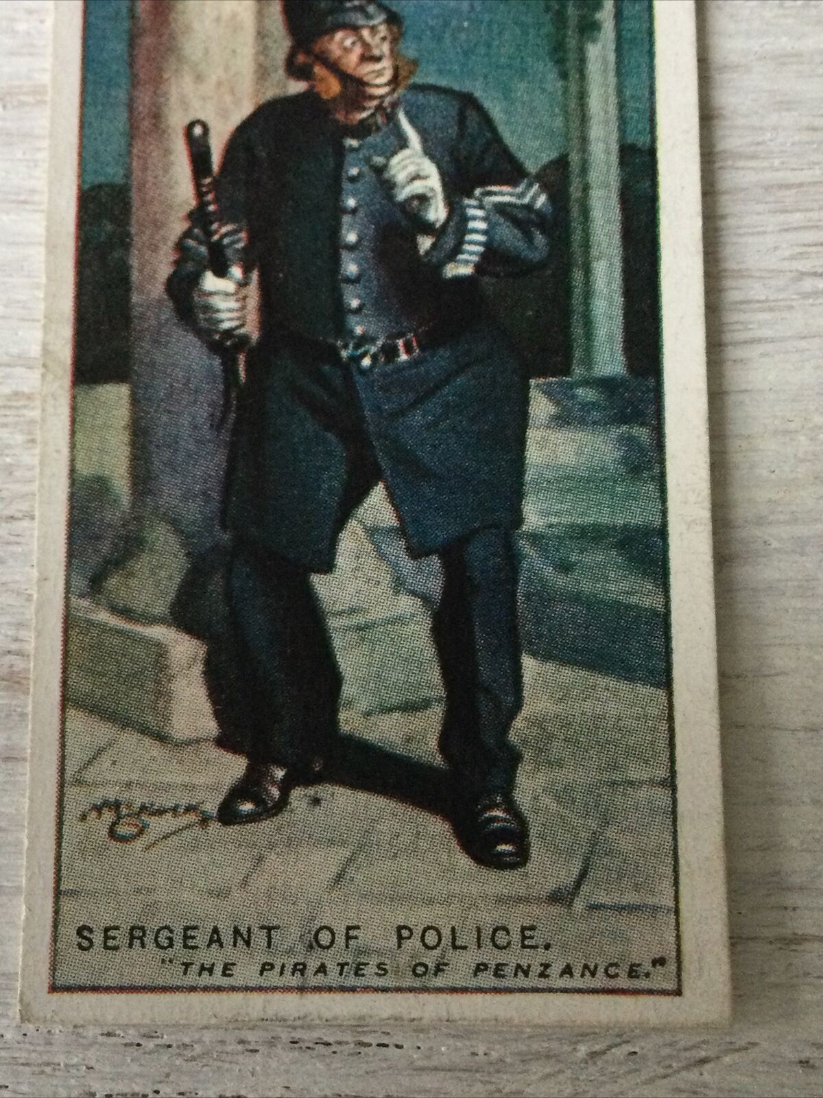 Players Cigarettes Card Gilbert & Sullivan 32 Sergeant Of Police Pirates Of Penz