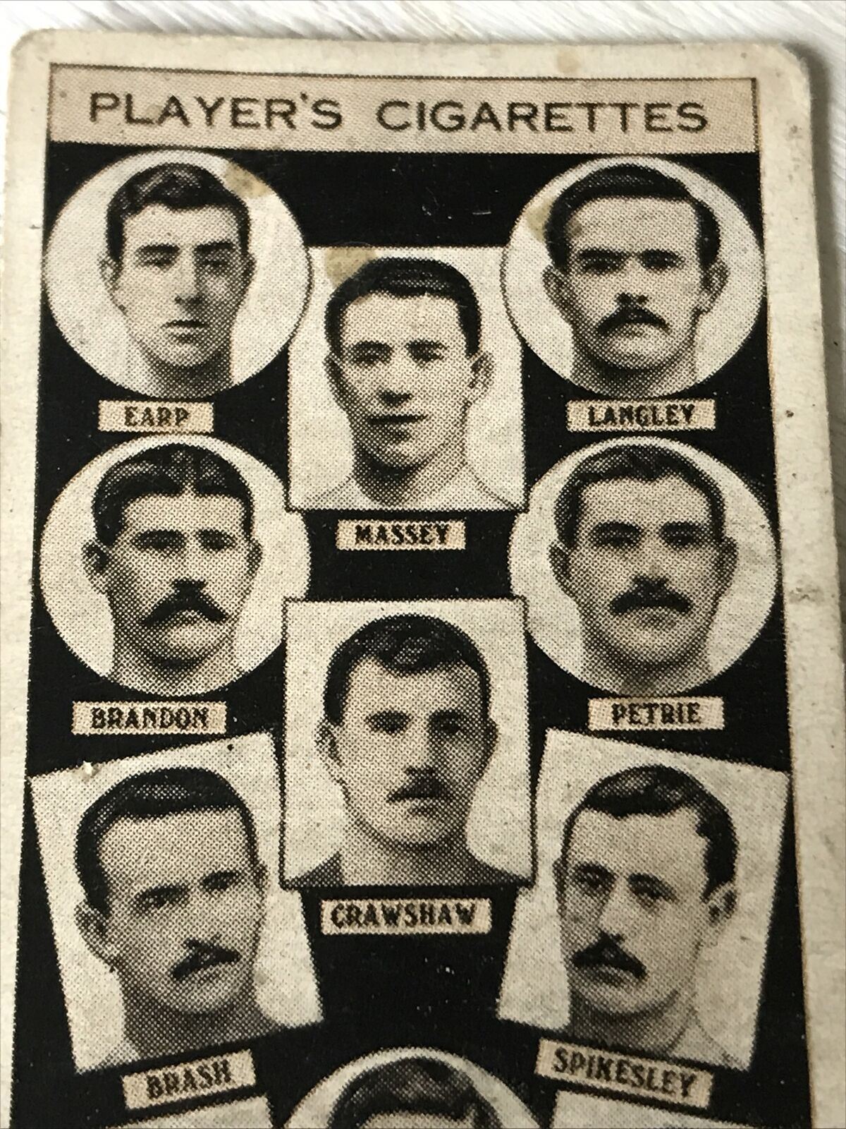 Players Cigarettes Card Association Cup Winners 17 Sheffield Wednesday 1896