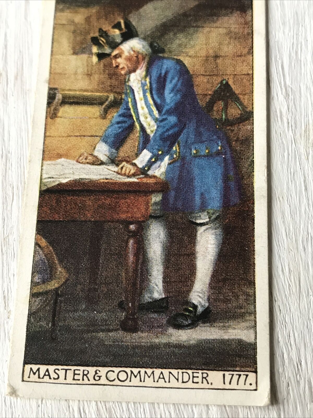 Players Cigarettes Card History Of Naval Dress 22 Master & Commander 1777 Serres