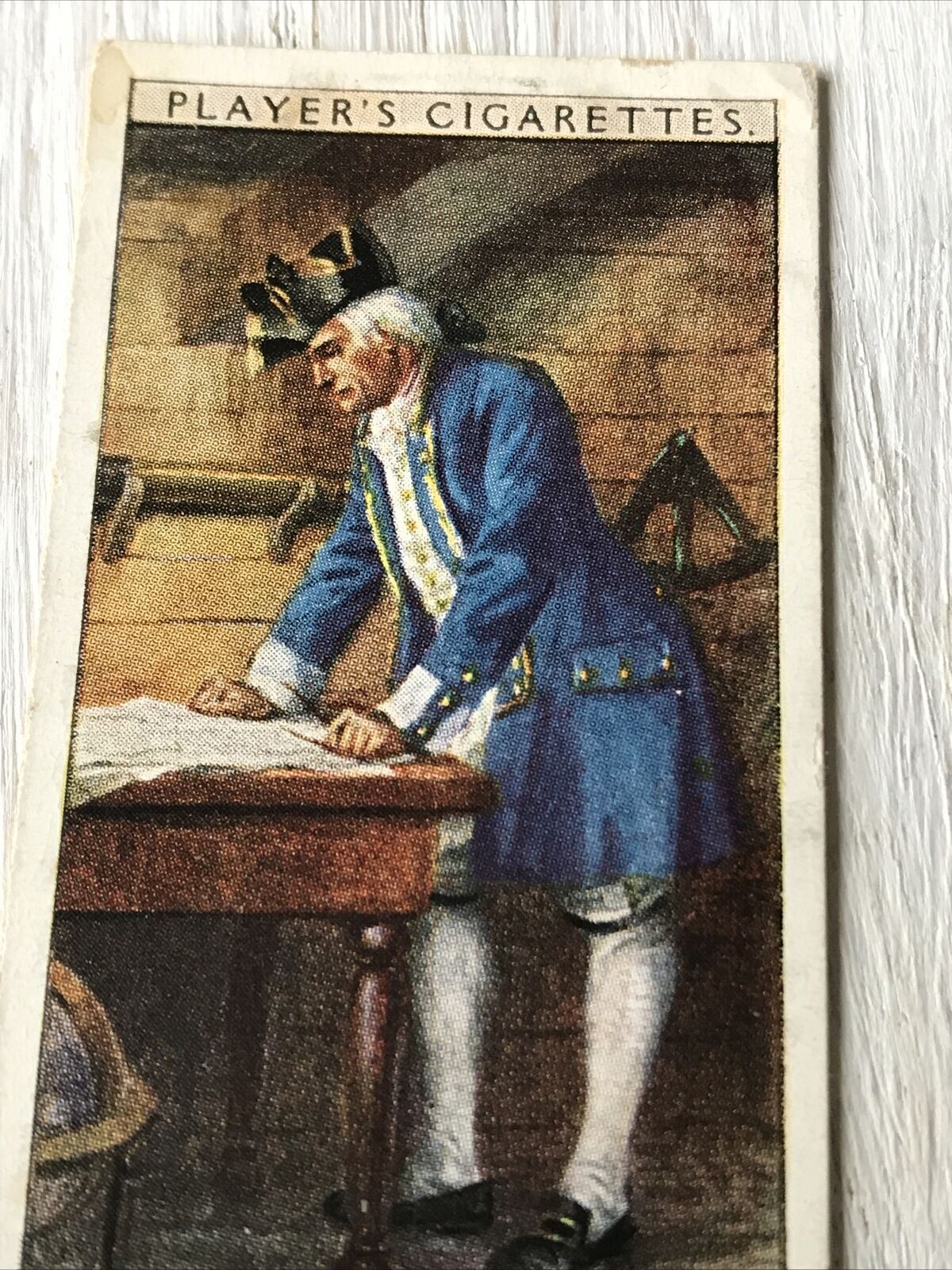 Players Cigarettes Card History Of Naval Dress 22 Master & Commander 1777 Serres