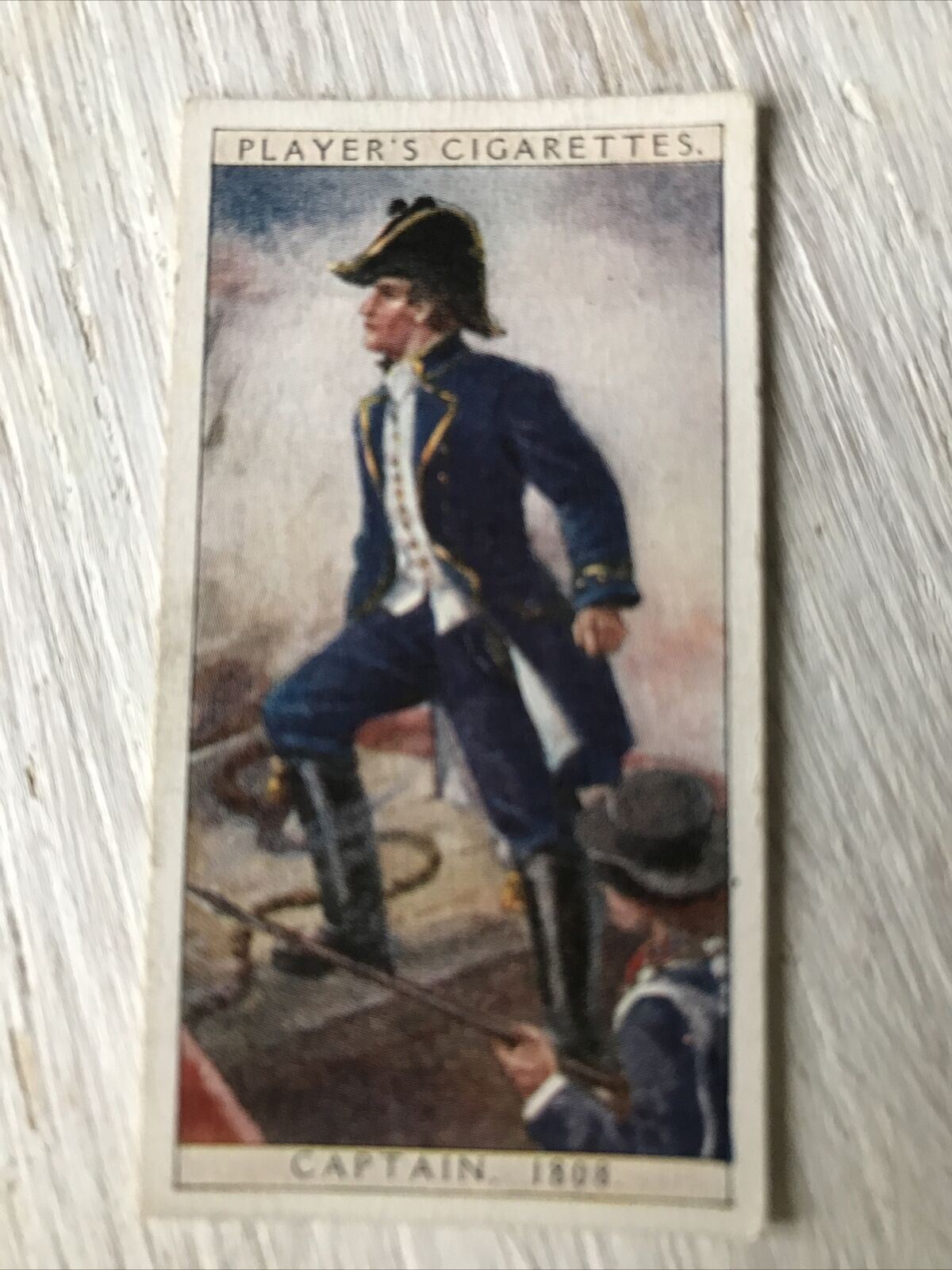 Players Cigarettes Card History Of Naval Dress 34 Captain 1808 Navy Officer