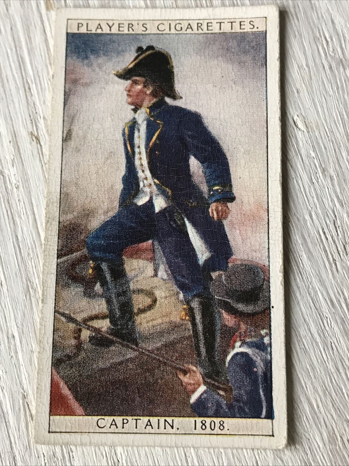 Players Cigarettes Card History Of Naval Dress 34 Captain 1808 Navy Officer