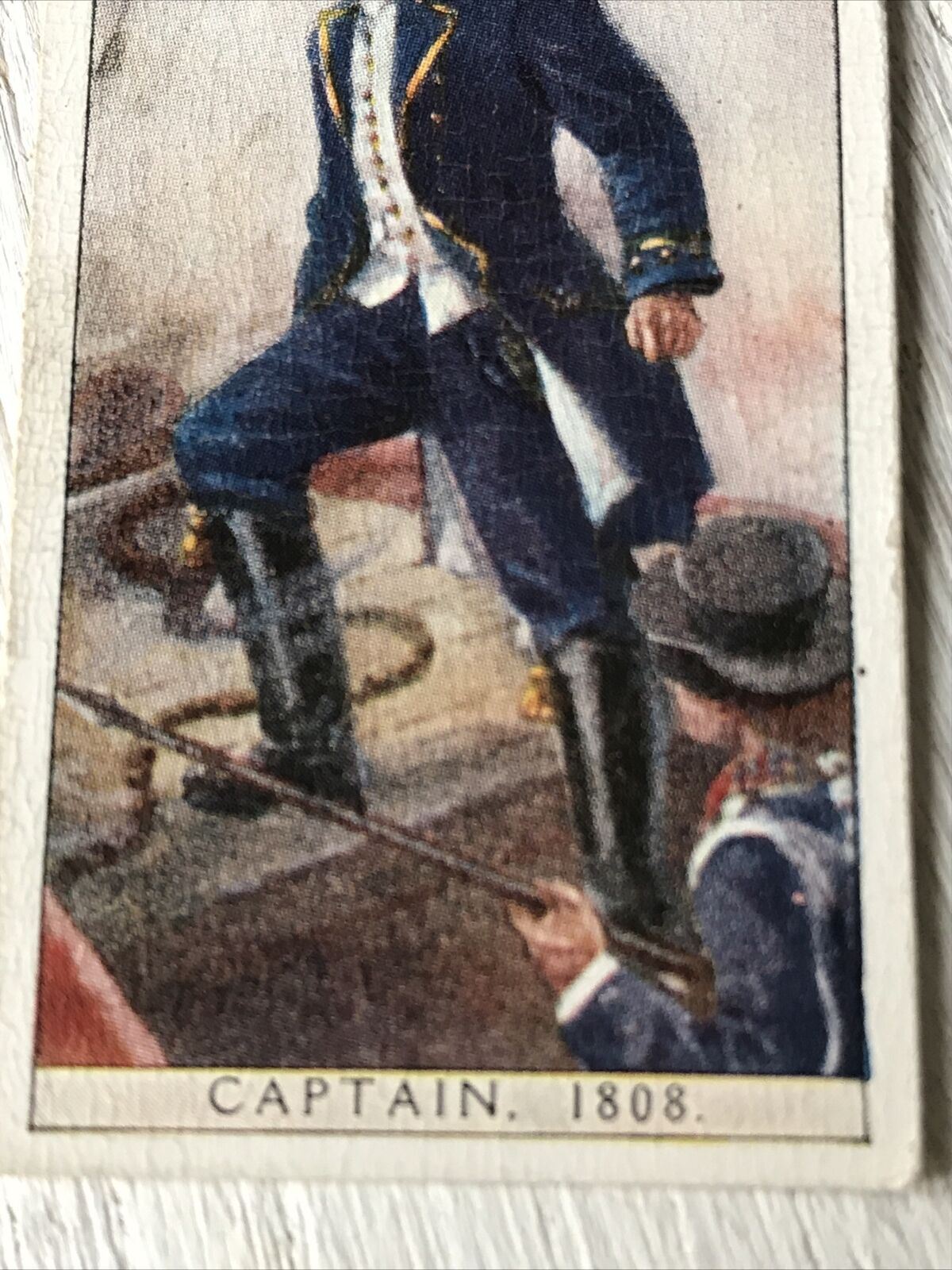 Players Cigarettes Card History Of Naval Dress 34 Captain 1808 Navy Officer