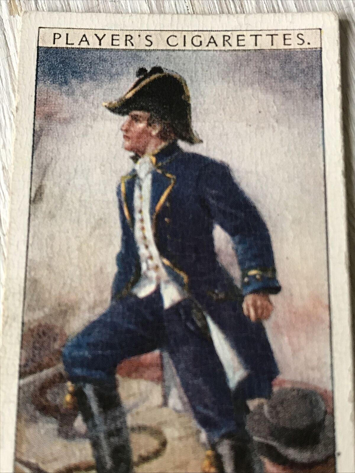 Players Cigarettes Card History Of Naval Dress 34 Captain 1808 Navy Officer